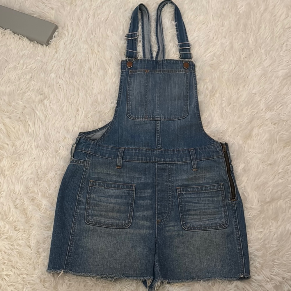 MADEWELL BRAND Denim Overall Shorts SO CUTE! Sz small